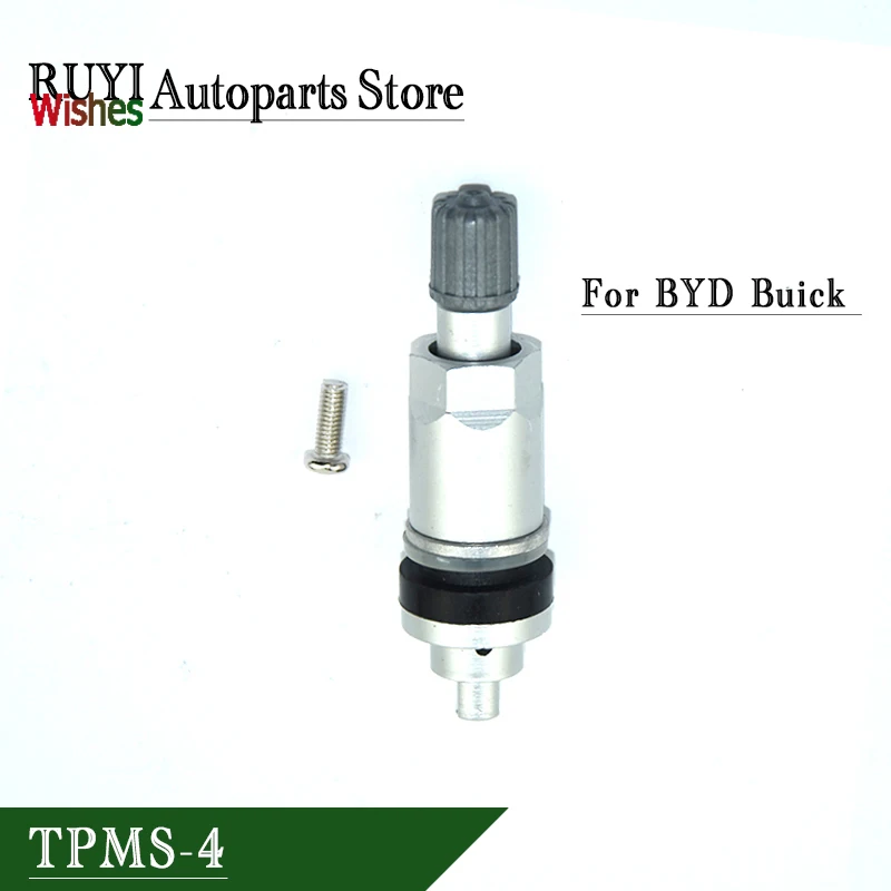 1PCS High Quality Tire Valve Tire Pressure Sensor Valves TPMS-04 For Buick BYD Aluminum TPMS Tire Valves Replacement