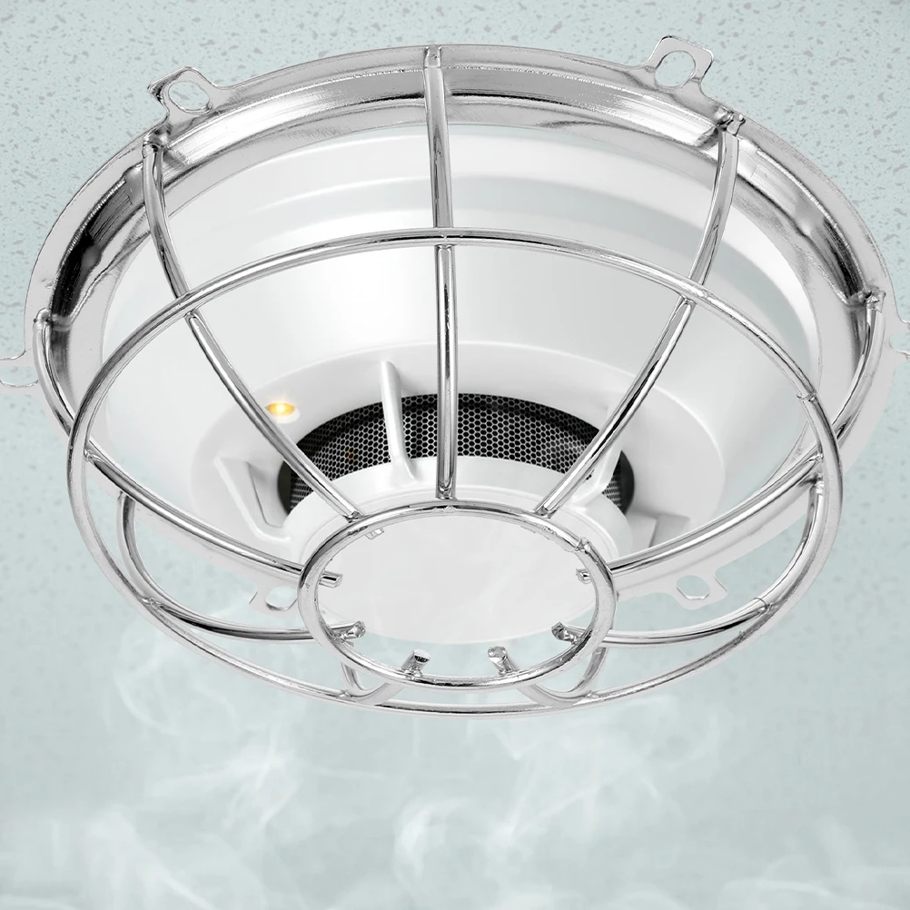 

Durable Fire Head Protector Guard Cover Cage Recessed Drywall Mounted Sprinkler Heads Basement Garage Schools Hospitals