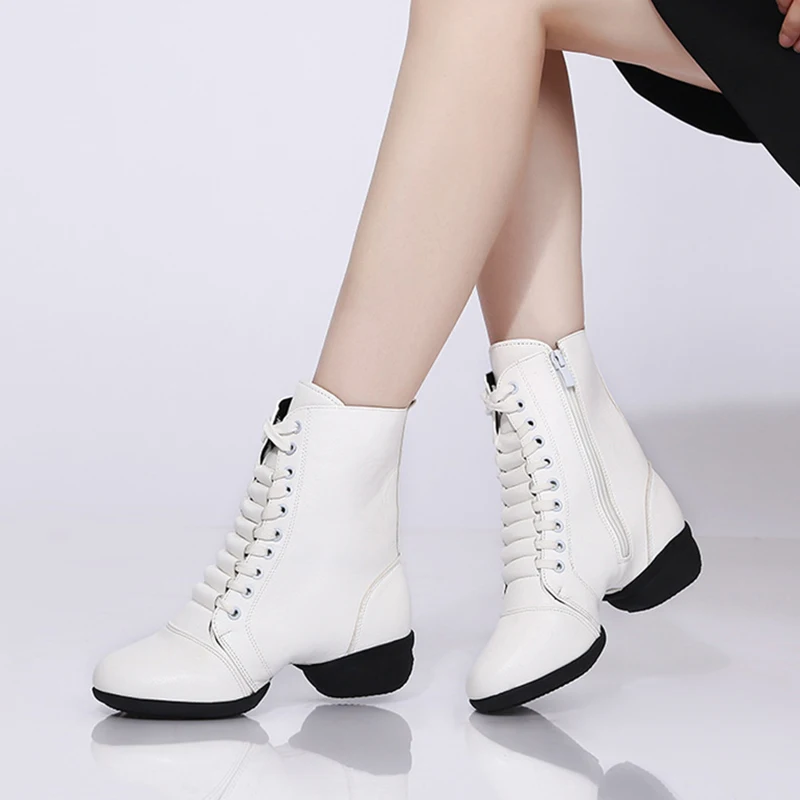 Dancing Boots Women Jazz Dance Shoes High Quality Soft Women\'s Ballroom Modern Dancing Shoes Ladies Dance Boots Sneakers