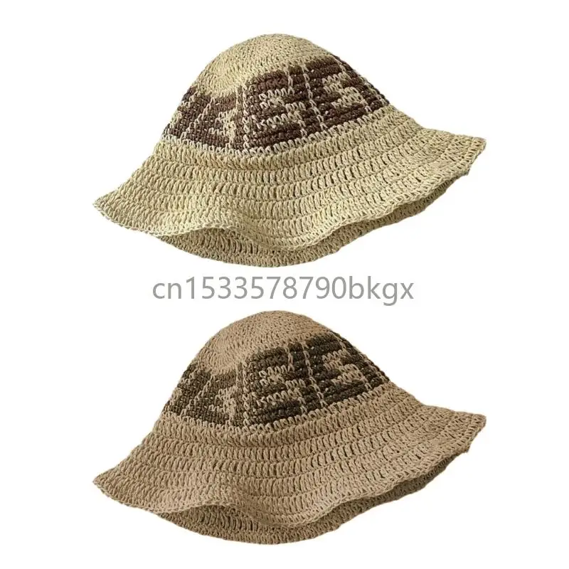 

Натуральное волокно широкое рыбацкое шляпа