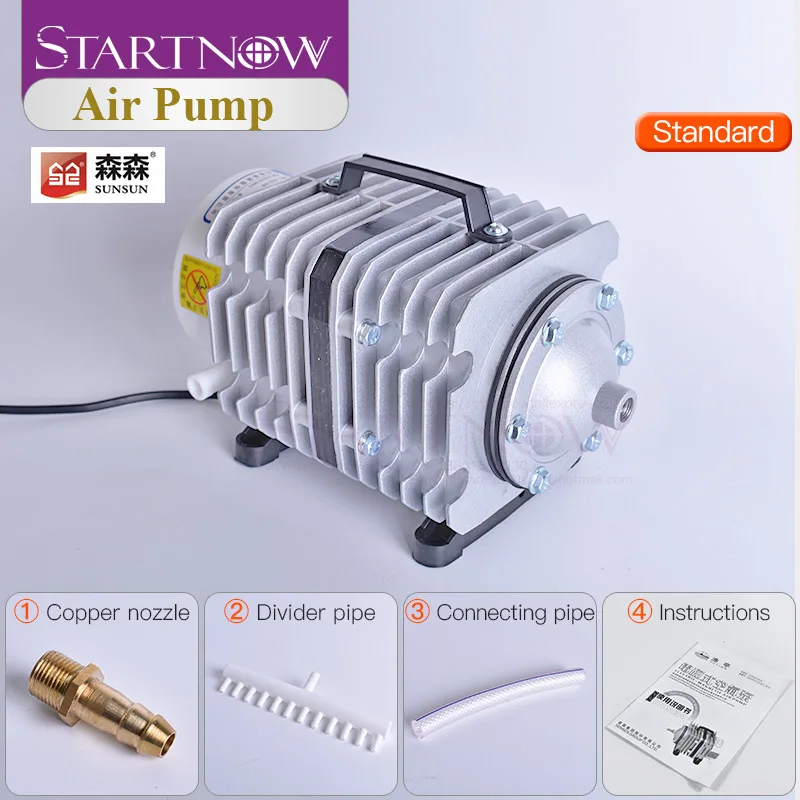 Startnow SUNSUN ACO-008 Air Pump 220V 138W Electric Magnetic Compressor for Laser Machine Ash Removal Aquariums and Fish Farming