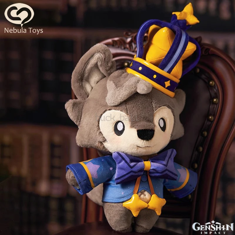 

Оригинальные куклы Genshin Impact Merch Mihoyo, аутентичная кукла Concierge Wolfy, игровая периферия, украшение для куклы, мягкие игрушки, подарок для детей