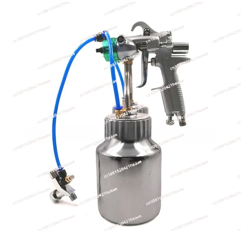 Suitable for   Spray Gun Double Nozzle Paint Sprayer with ， 1.3mm  Head Pressure Feed Paint Spray Gun