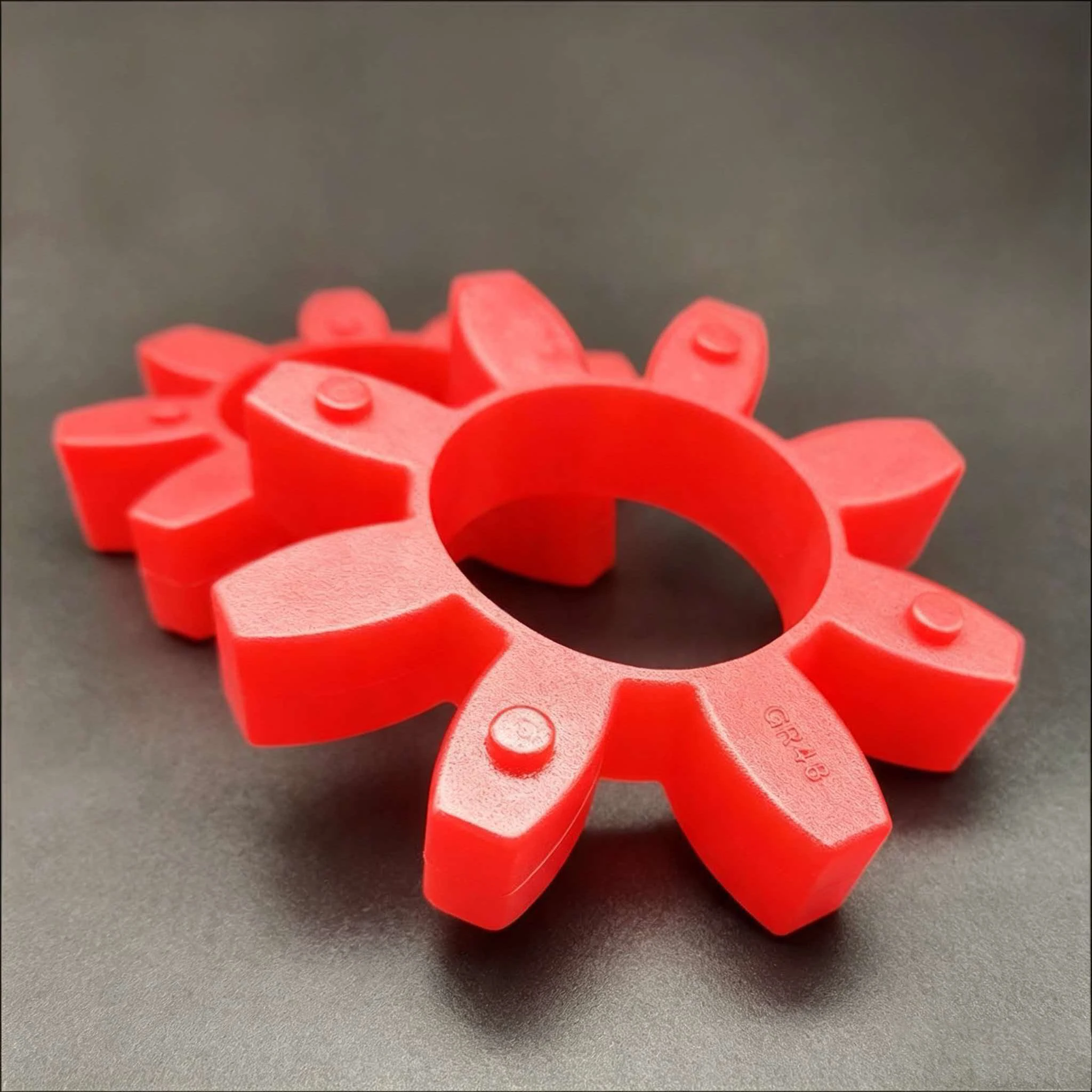 1-5pcs GR-10/12/14/19/24/28/42/48/55/65~125mm Red Elastic Buffer Pad Accessories of Plum Blossom Coupling of Outer Dia 20-290mm
