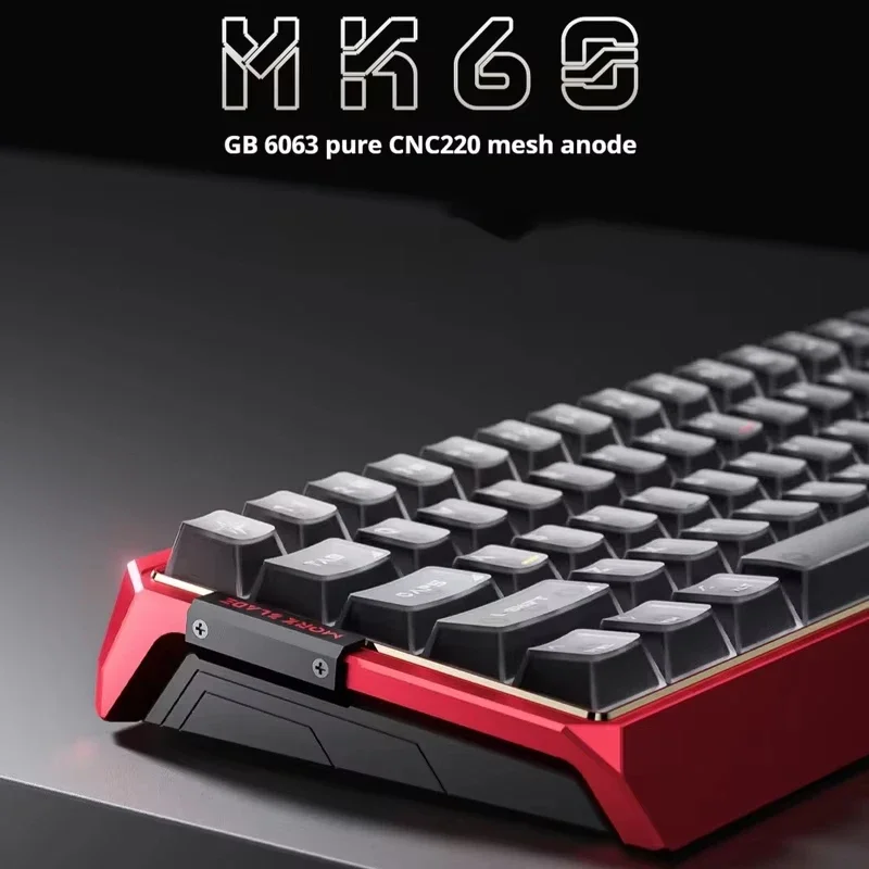 AULA X MORK BLADE MK60 Игровая клавиатура с магнитным переключателем из алюминиевого сплава с ЧПУ RT0.001 Пользовательская проводная механическая клавиатура Аксессуар для ПК
