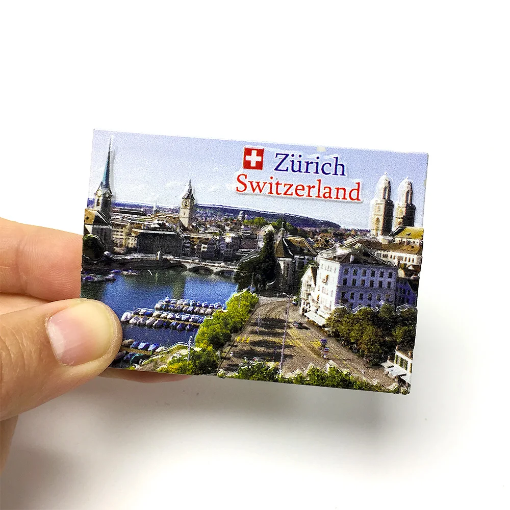 3D Resin Cute Fridge Magnets from Zurich Switzerland - Decorative Magnets for Room, Home & Kitchen Decor