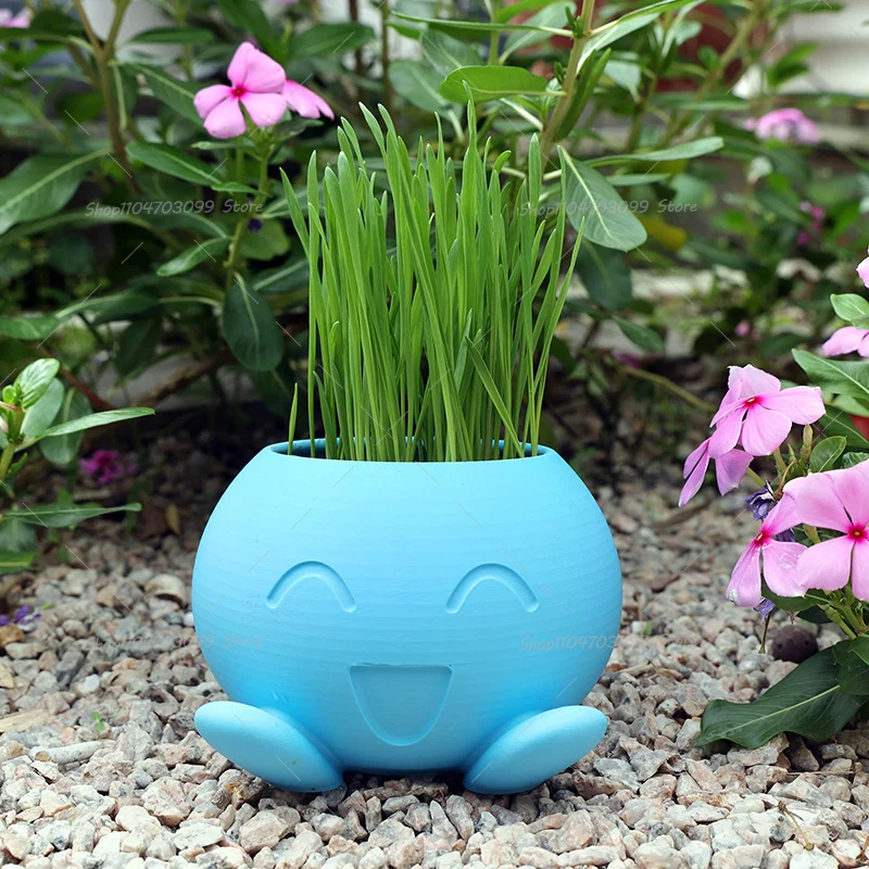 3D Printed Oddish Flowerpots Garden Supplies Decoration Creative Succulent Planter Bonsai Pots Home Decoration