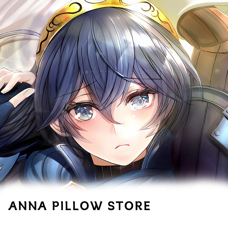 Dakimakura Cover Fire Emblem Heroes Marth Awakening Anime Double-Sided Print Pillowcase Life-Size Body Pillow