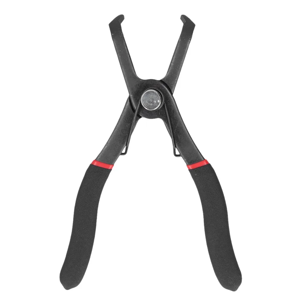 High-Carbon Steel Push Pin Pliers Anti-Slip Durable Clip Pliers Plastic Spraying Spring Loaded Auto Clip Removal Tool