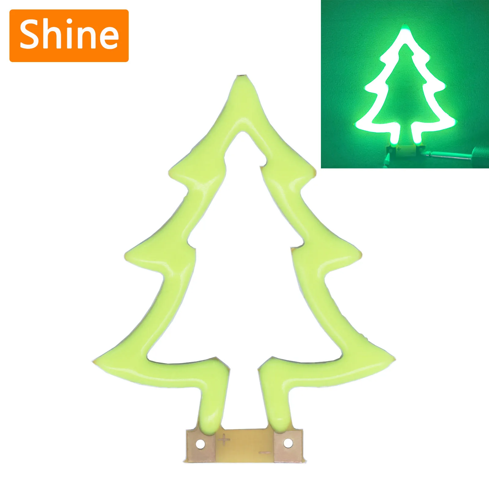 COB LED Filament Flash Candles Edison Green Christmas Tree DC 3V Diodes Holiday Party Decoration Light Bulb Accessories DIY