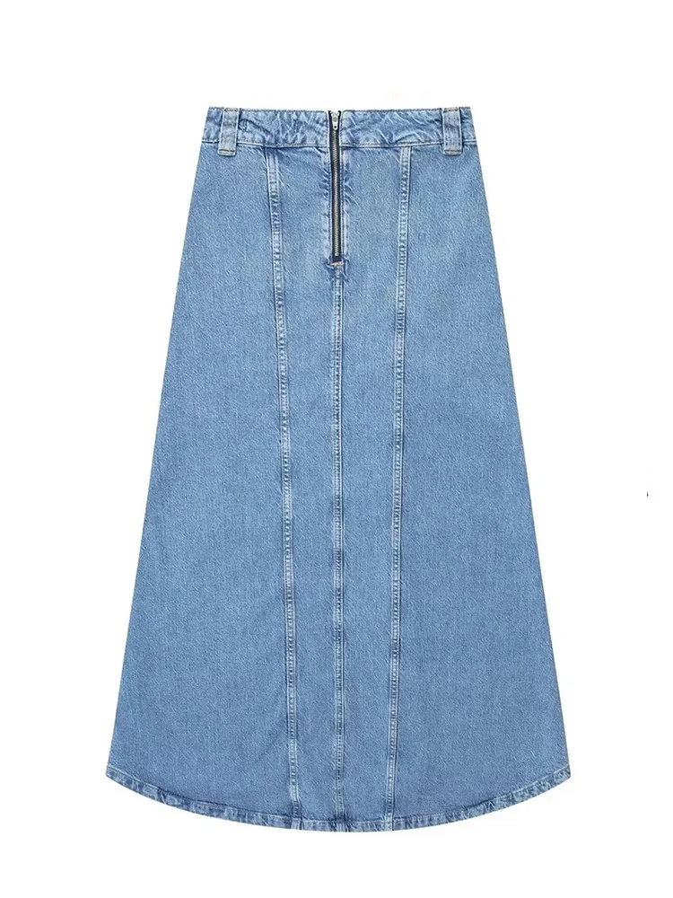 Женщины Лето Улица Винтаж Джинсовый Костюм Бабочка Bowtie Половина Рукава Рубашка Две Части Высокой Талией Джинсовая Юбка Половина Тела Женский Костюм Праздник Темперамент Мода Джинсовая Юбка Костюм