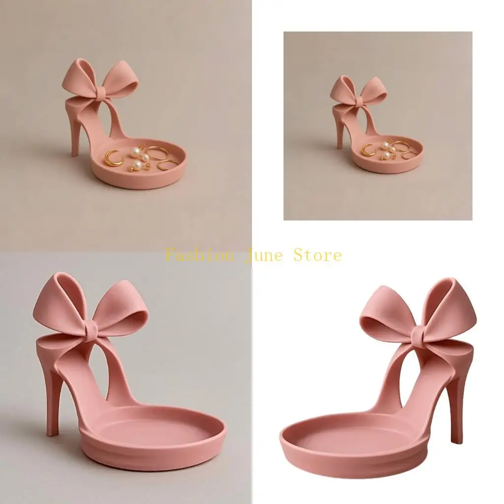 

N5KA Легкая модная обувная дисплей лоток сэкономить элегантное ювелирное отделение для хранения ювелирных изделий