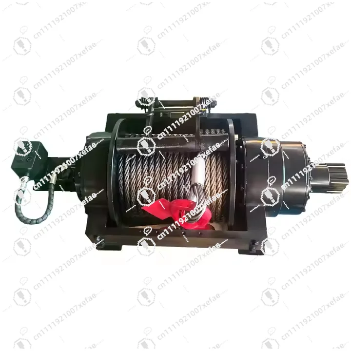 Air release 12,000 pounds for cable traction winches in car transporters