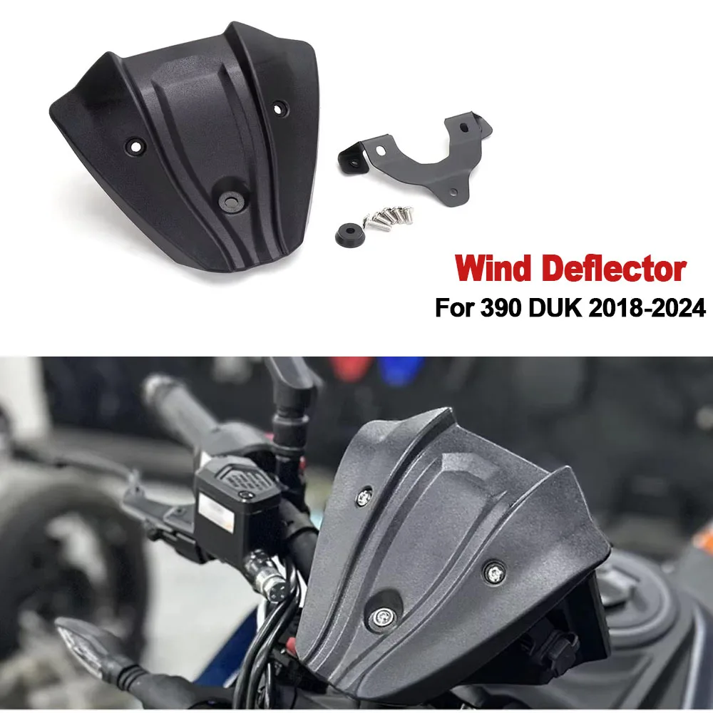 

﻿NEW Motorcycle Accessories Windshield Windscreen Wind Fairing deflector For 390Duke 390 DUKE 2018-2024