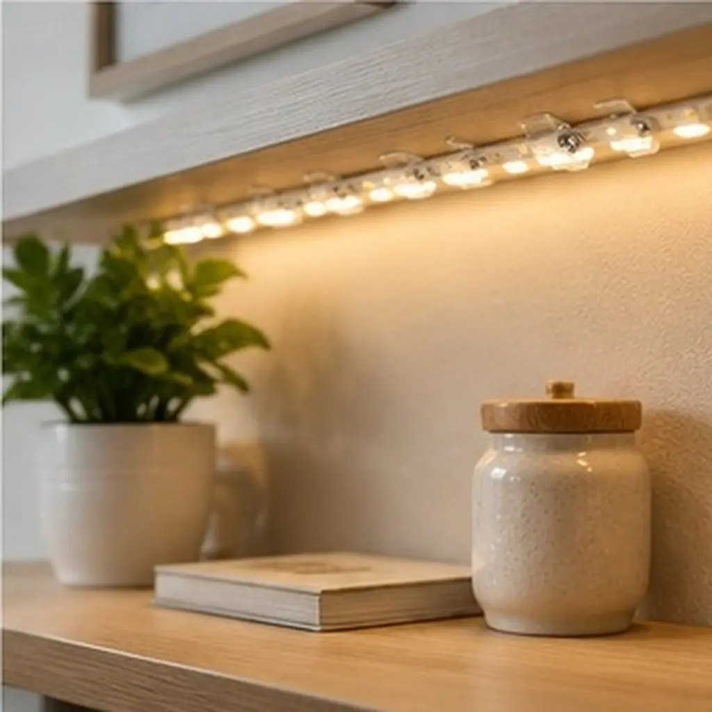 100Pcs LED Strip Light Clips Bar Light Mounting Brackets Ultra Thin Heat Resistant for Smd 3528 3014 5050 5630 Waterproof Strip
