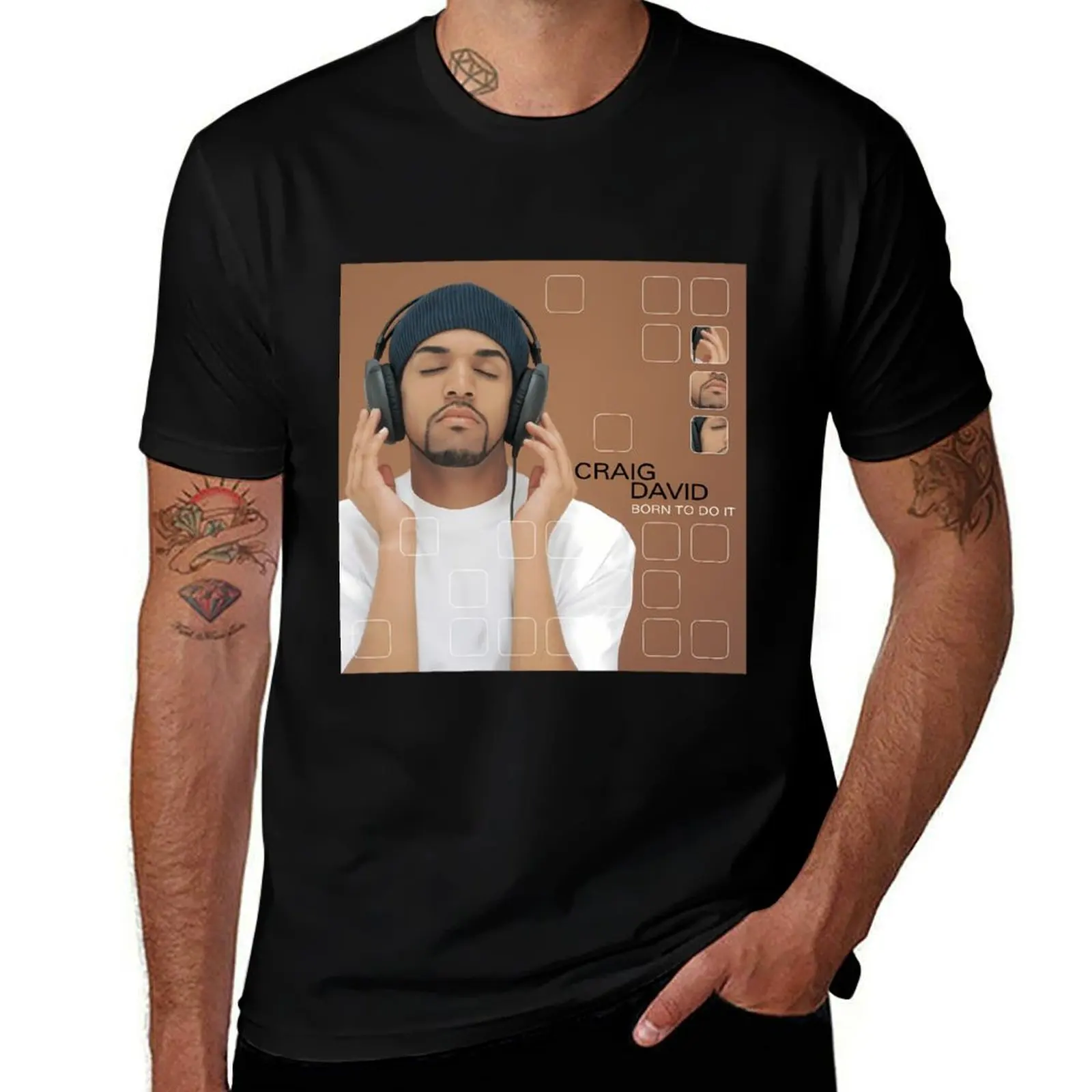 

Craig David Born To Do It T-Shirt blacks aesthetic clothes t shirt men