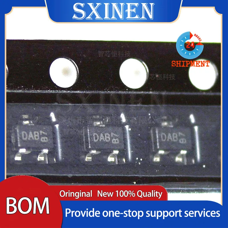 Marcado de DMN5L06WK-7 de 10 piezas: Transistor DAB SOT323, Canal N