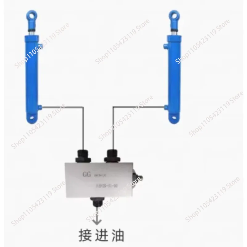 FJF06-01-00 Hydraulic Synchronous Valve 2/2 Way Cylinder Lift Drop Synchronous Flow Divider & Combiner Balance Valve