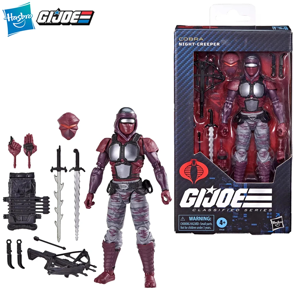 In-Stock Hasbro G.I. Joe Classified Series No.121 Night-Creeper (Cobra) Nice Collectible 15 cm Action Figure Model Toys