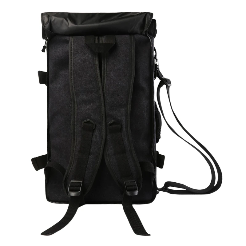 Travel Bags Korean Version New Canvas Backpack Men's Fashionable Large Capacity Trendy Shoulder Crossbody Bag Portable