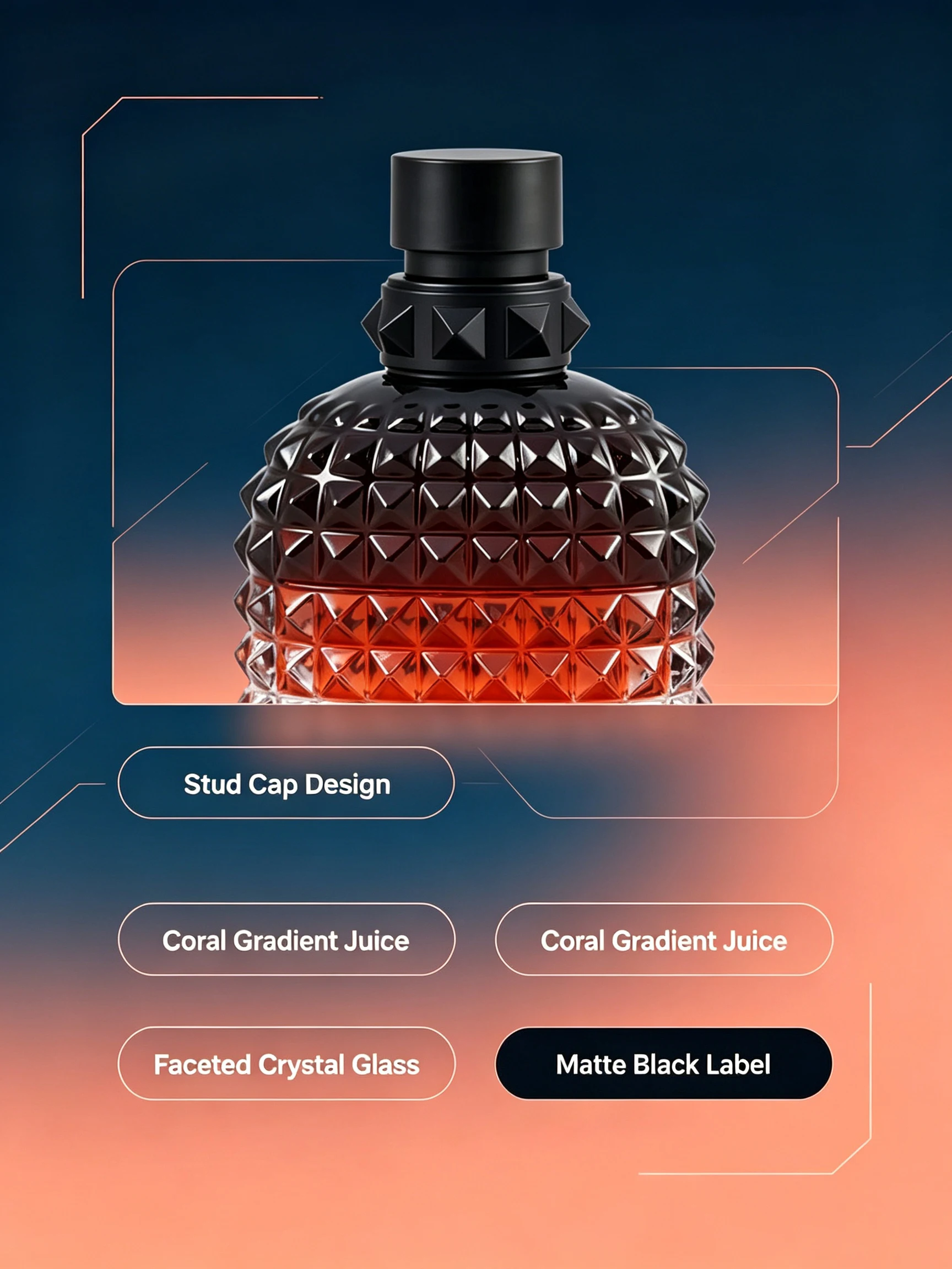 Men's Eau de Toilette Cologne 100ml 3.4 fl oz, 1 Bottle, Fresh Red Apple Bergamot Sage Tobacco Patchouli Fragrance Spray, Fruity Woody Amber Scent for Men, Birthday Anniversary Thanksgiving Christmas New Year Valentine's Day Gift for Him view 4