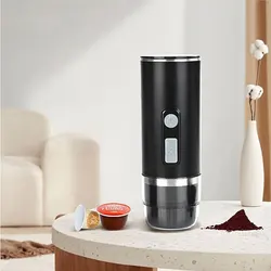 3-in-1 Expresso Coffee Maker Fit for Nespresso Dolce Gust Capsule/Powder Electric Coffee Pot for Car & Home Camping Travel