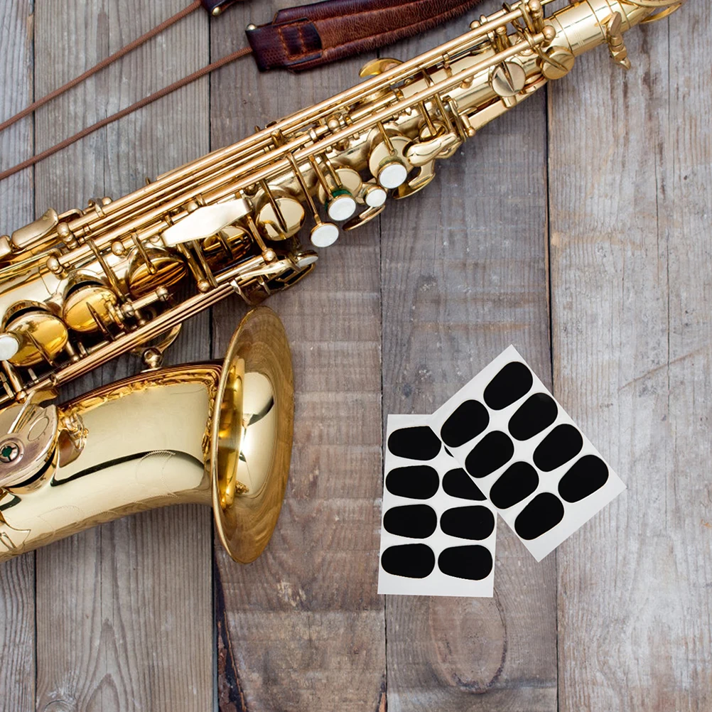 

50 Pcs Tooth Pad Alto Mouthpiece Patch Replacement Clarinet Pads Silicone Alto Saxophone Mouthpiece Cushions Accessories