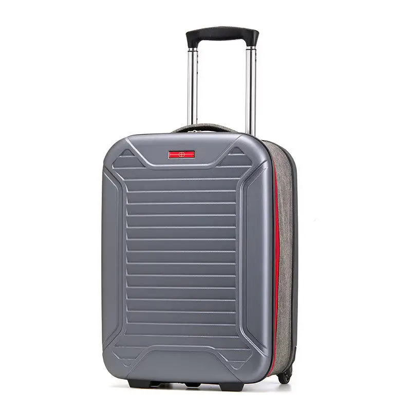 New folding trolley case strong business luggaue travel business light travel suitcase