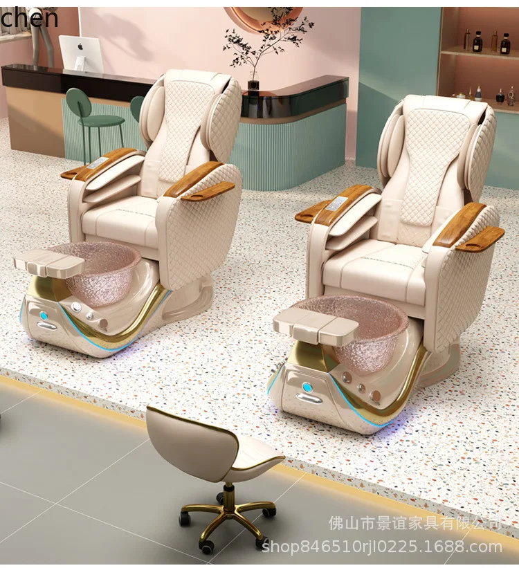 ZML pedicure chair foot bath spa sofa - suitable for foot therapy and nail salon use