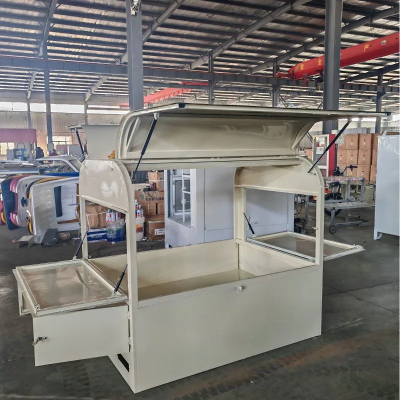 Stall snack cart multi-functional electric tricycle stall night market mobile now fishing cooked food fried food truck