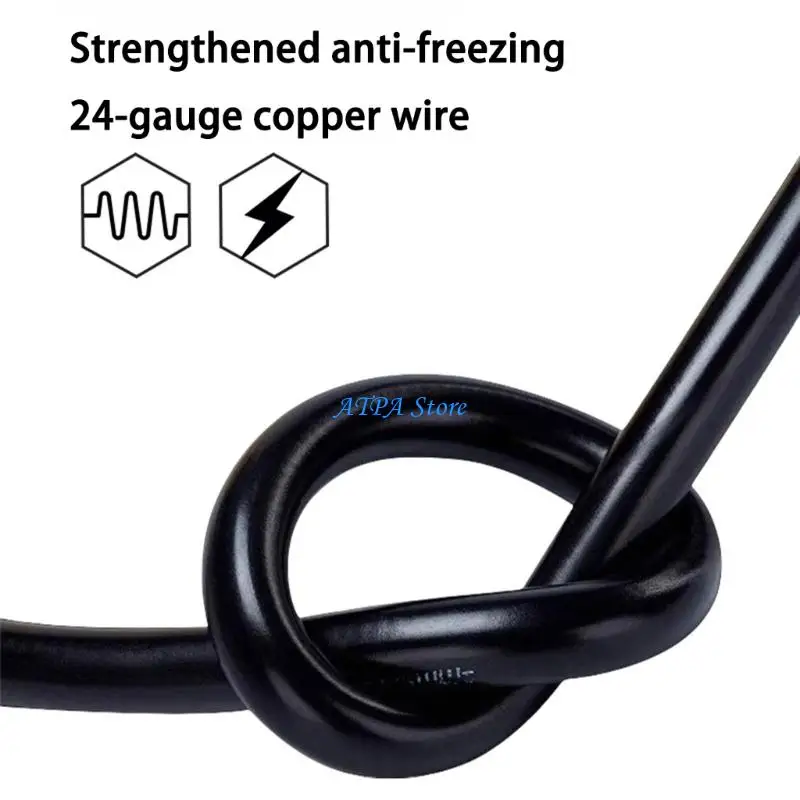 

U13C Heated Handlebar Grips Cover Easy Installation On Motorcycles For Reliable Grip