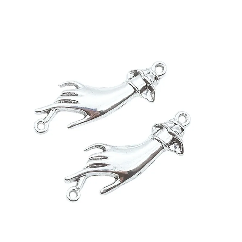 Palm Hand Connector Charms For Jewelry Making Hand Connector Charms