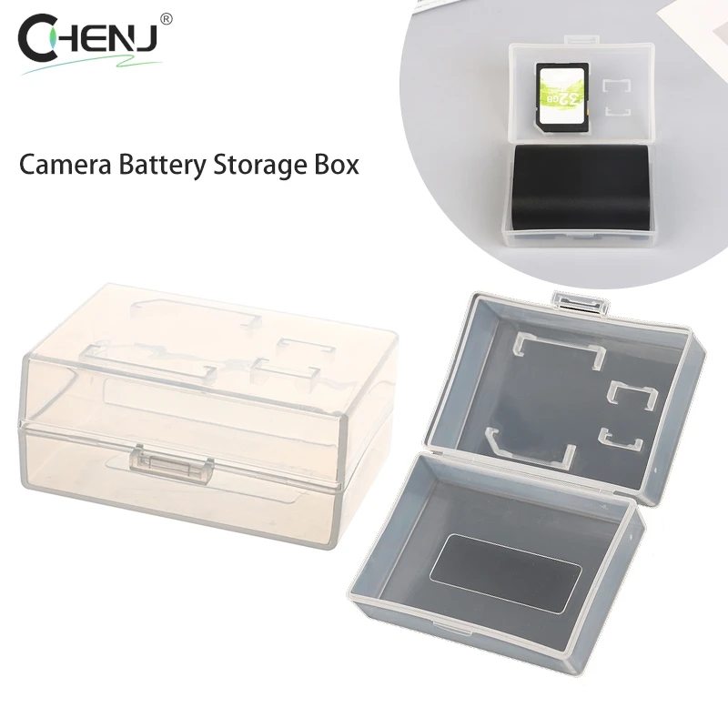 2Pcs Camera Battery Storage Box Memory Card Moisture-proof Case For LP-E6 BP-511 NP-FZ100 NP-FM500H NP-FM50 EN-EL15 EN EL3E EL3