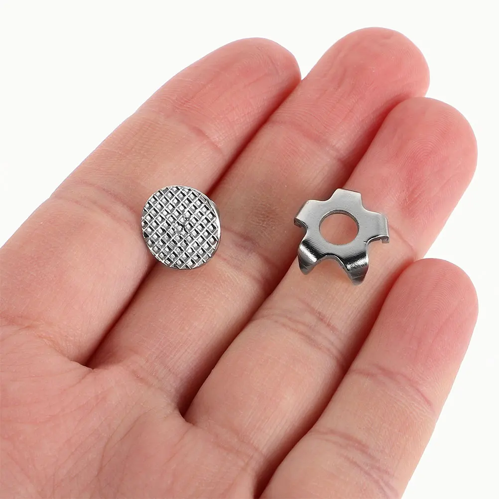 

100Pcs Ice Cleats Replacement Studs Non Slip Shoe Spikes Snow Gripper Spikes for Boots Shoes Winter Safety Traction