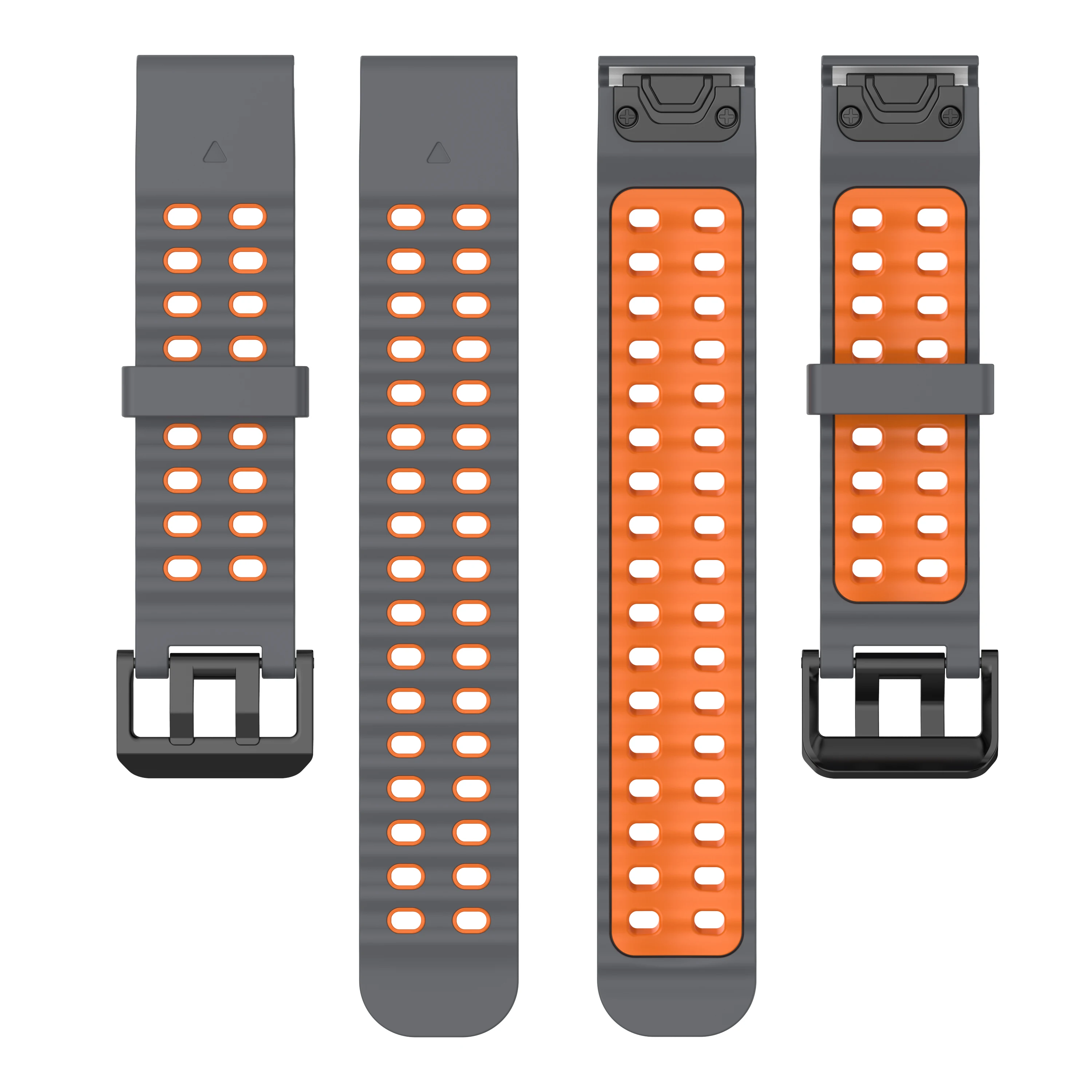 سريعة تناسب 26 مللي متر 22 مللي متر البحرية الفرقة ل Garmin Fenix 8 Fenix 7X Pro 7X (51 مللي متر) 6X GPS سيليكون حزام ل Garmin Fenix 8 Fenix 7 47 مللي متر #5