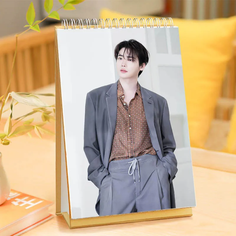 2025Year Jong-suk Lee 13pages Desk Calendar Planner Desktop Ornaments Decoration