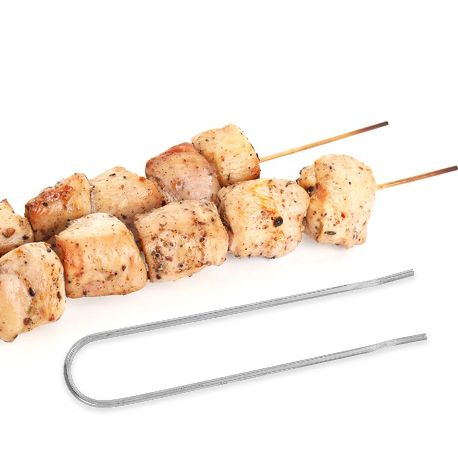 

Stainless Steel Grill Grate Lifter Bbq Metal Skewers Cooking Gadgets Barbecue Grid Tool Outdoor Cooking Accessories