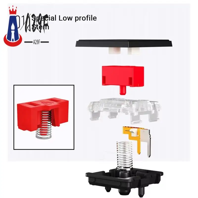 

A29F-70Pcs Kailh Low Profile Choc Switch 1350 RGB For Keyboard