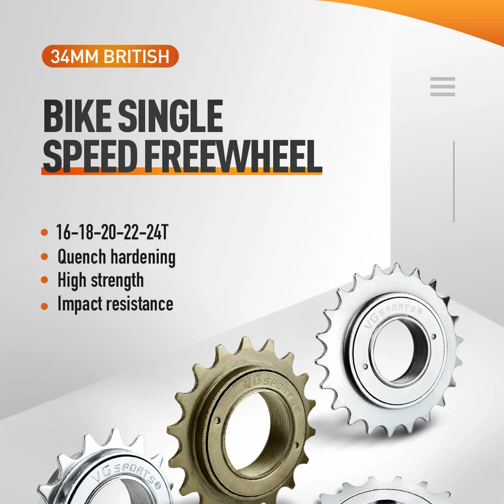 1 Stück 16T 18T 20T 22T 24T Singlespeed-Fahrradfreilauf, kompatibel mit Gewinde-Freilaufnaben, Ersatz-Fahrradteile, Fahrradzubehör – Detail 1