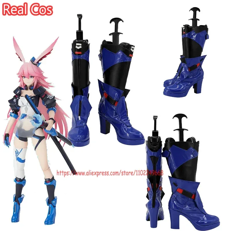 

RealCos Game Honkai Cos Impact 3 Yae Sakura, костюм для косплея, обувь, ботинки, аксессуар для костюма на Хэллоуин, европейский размер