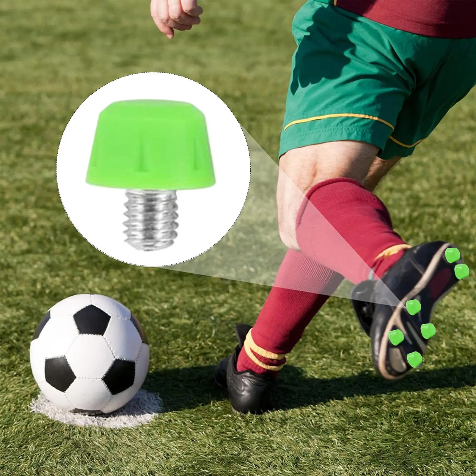 8mm&11mm Football Shoe Spikes Nonslip Fast Lock Football Shoe Studs Universal Replacement Football Boot Spikes With Wrench
