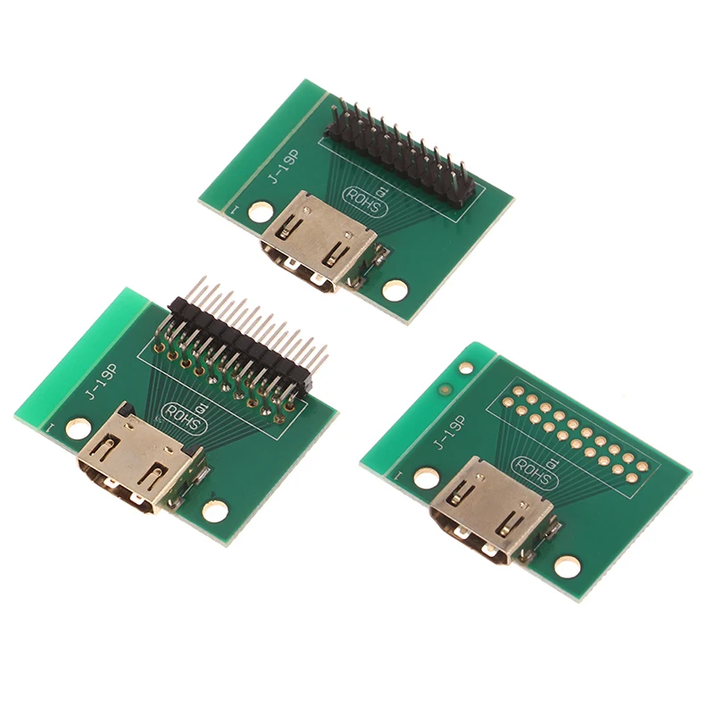 Compatible With HDMI 19Pin Test Socket Jack 19 Pin Adapter test Board With PCB Board