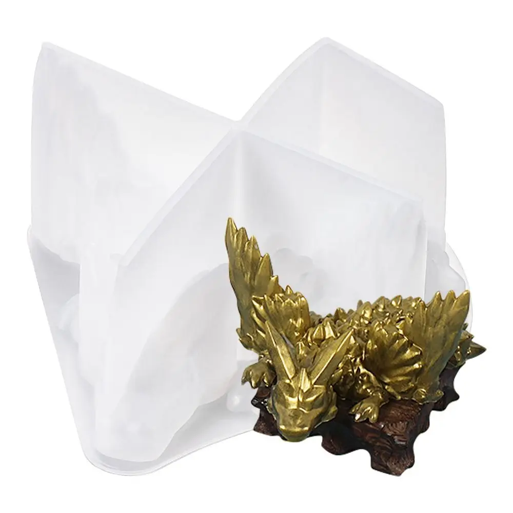 3D Dragon Silicone Molds Candle Soap Making Epoxy Resin Casting Resin Silicone Mold Dragon Resin Molds