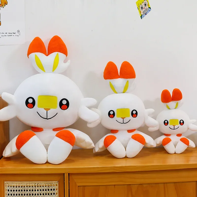 ตุ๊กตาโปเกมอนสโครบันนี่ ขนาด 90 ซม. น่ารัก สไตล์อนิเมะ เอ็มโบอา ตุ๊กตาผ้าขนาดใหญ่ ของขวัญวันเกิด/คริสต์มาสสำหรับเด็ก นุ่มนิ่ม น่ากอด