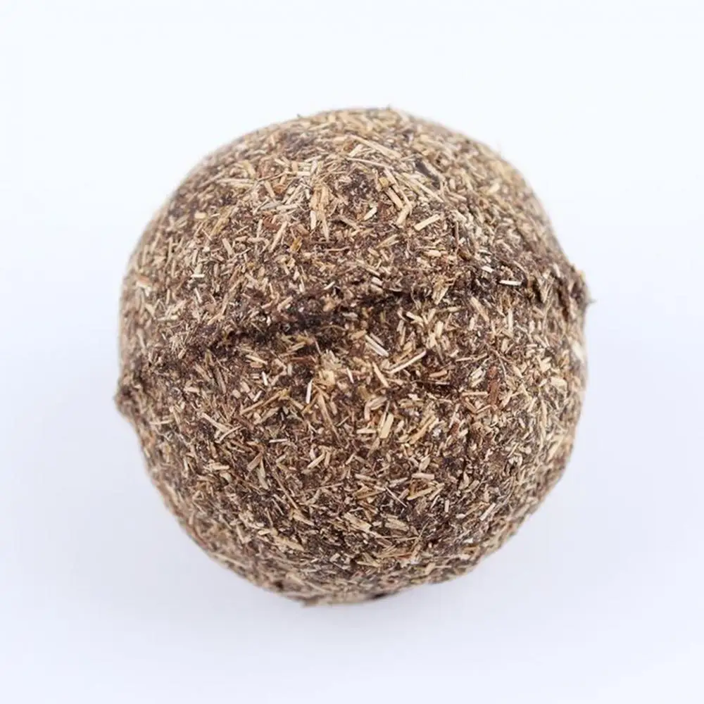 1Pc Natural Catnip Healthy Funny Treats Ball Pet Kitten Cat Playing Relaxing Toy Cat Mint Ball