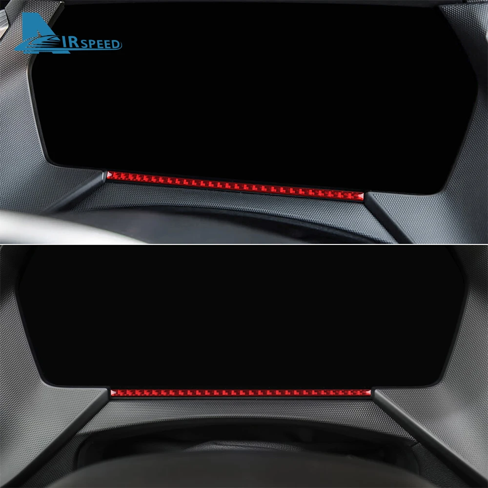 Real Soft Carbon Fiber Sticker for BMW F40 F44 1 2 Series 2020 2021 2022 2023 2024 LHD RHD Car Dashboard Speedometer Cover Trim
