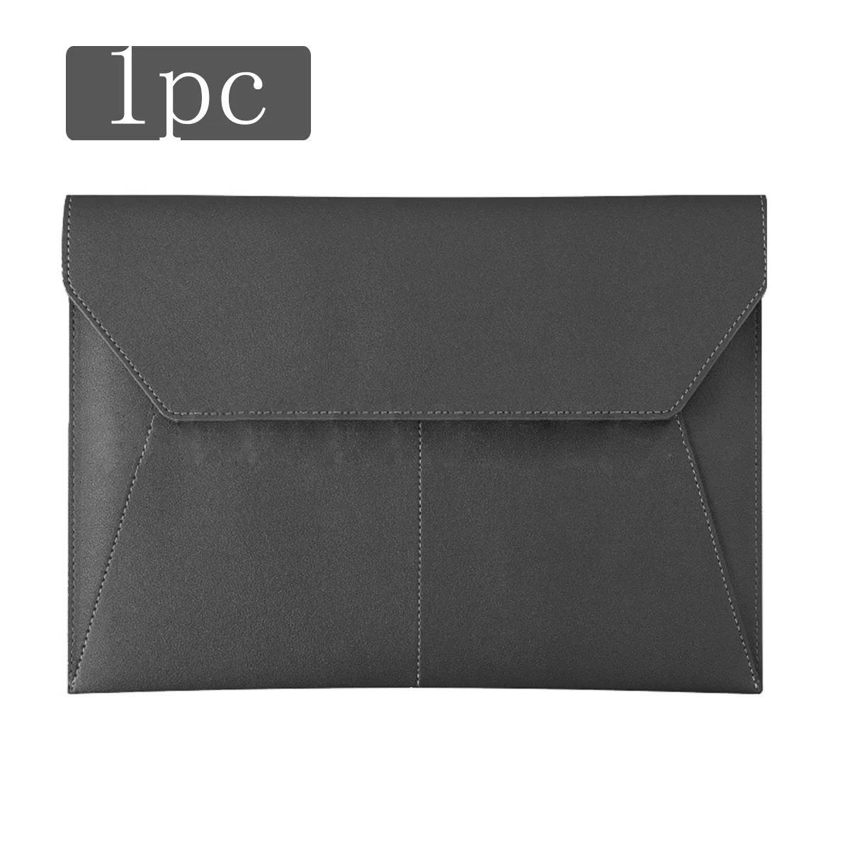 Leather document pouch A6 envelope folder quality PU leather document pouch female file organizer pouch