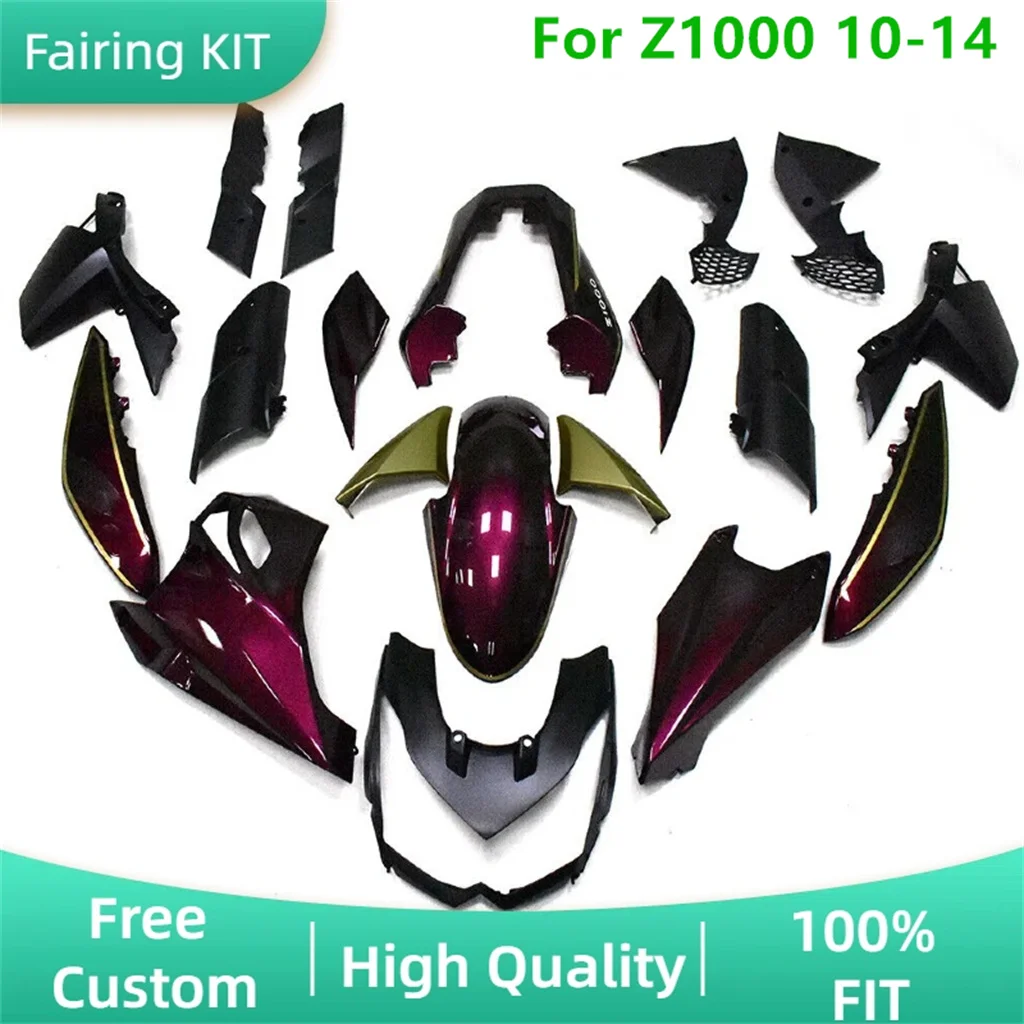 

New ABS Plastic Fairing kit for Kawasaki Z1000RR 10 11 12 13 14 Z1000 2010 2011 2012 2013 2014 Motorcycle Body Repair Bodykit