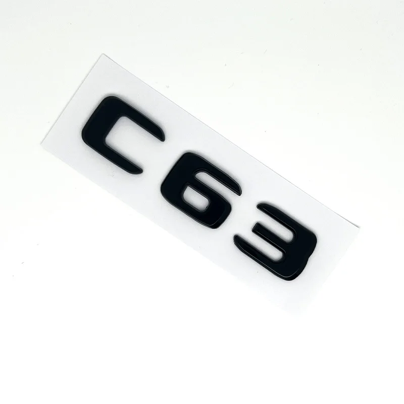 ABS Plastic C200 C200L C230 C250 Trunk Rear Logo Badge Emblem Sticker For Mercedes Benz C Class W201 W202 W203 W204 W205 view 2