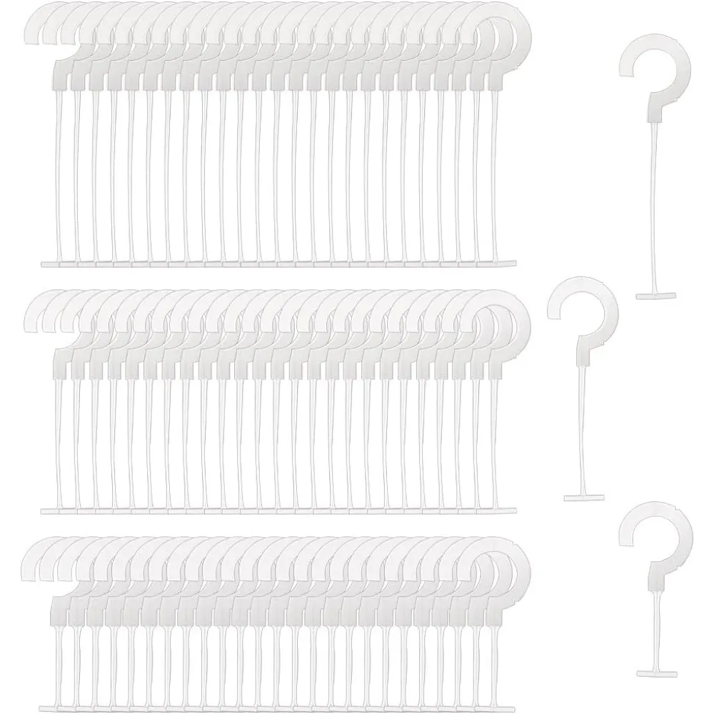 

1500 шт., 3 размера, пластиковые J-образные застежки-крючки, застежки для бирок для одежды, застежки для бирок для одежды, 0,6 "/1"/1,4 дюйма, J-образные крючки для бирки